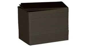 Blank Matt Black PVC cards CR80
