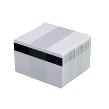 Blank white HI-CO Mag stripe cards