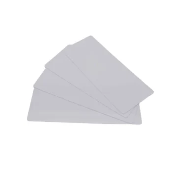 Food Label White Cards 50x120mm